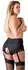 Cottelli Collection Suspender Briefs XL with Lace Detailing, Black