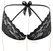 Cottelli Collection Floral Lace Panties Black M Decorative Bow