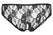 Cottelli Collection Crotchless Briefs Black Model S Floral Lace