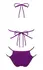 Obsessive Balitta Bikini S Shiny Purple Comfortable Fit