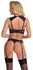 Cottelli Lingerie Set Purple 80B/M - Lace Shelf Bra & Suspender Thong