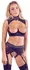 Abierta Fina Shelf Bra Set 80B/M with Lace Details & Removable Accents
