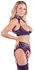 Abierta Fina Shelf Bra Set 75B/S with Decorative Lace and Rose Gold Accents