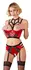 Cottelli Collection Shelf Bra Set Red 85C/L with Lace Details