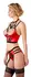 Cottelli Collection Bustier Set Red 80B/M Shelf Bra & Lace Details