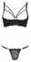 Cottelli Collection Shelf Bra & String Set Lace Black 85B/L