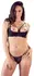 Cottelli Collection Shelf Bra Set Lace Black 80B/M Adjustable Straps