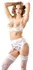Cottelli Collection Shelf Bra Lingerie Set White 85C/L Satin & Lace