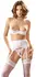 Cottelli Collection Shelf Bra Set White Lace 80B/M Adjustable Straps