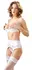 Cottelli Collection Shelf Bra Set White Lace 80B/M Adjustable Straps