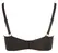 Cottelli Collection Shelf Bra 95F - Padded Push-Up, Black