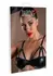 Daring Intimates Wetlook Bra With Straps - Shiny Black, Adjustable Fit