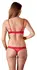Cottelli Collection Lingerie Half-Cup Bra Set Red 80B/M Premium Satin