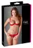 Cottelli Collection Red Satin & Lace Lingerie Set 75B/S
