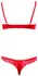 Cottelli Collection Red Satin & Lace Lingerie Set 75B/S