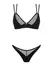 Obsessive Nesari Lingerie Set XS/S - Black, Adjustable Straps