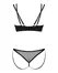 Obsessive Nesari Lingerie Set XS/S - Black, Adjustable Straps