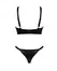 Obsessive Armares Wet Look Lingerie Set XL/2XL, Adjustable Details
