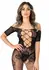 Leg Avenue Off the Shoulder Lace Bodystocking Black One Size
