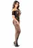 Leg Avenue Off the Shoulder Lace Bodystocking Black One Size