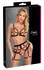 Cottelli LINGERIE Harness Bra Set Open Design, Size L, Rosegold Accents