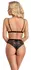 Cottelli LINGERIE Lace Bra & Panty Set Black L Velvet Straps