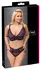 Cottelli Curves Bra and Briefs Set Purple XL - Delicate Lace Comfort