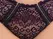 Cottelli Curves Bra and Briefs Set Purple XL - Delicate Lace Comfort
