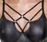 Cottelli LINGERIE Matte Black Bra Set 75B/S Adjustable Straps