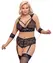Cottelli Bondage Plus Lace Set 4XL - Adjustable Bralette & Briefs