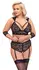 Cottelli Bondage Plus Lace Set 4XL - Adjustable Bralette & Briefs