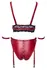 Cottelli Bondage Red Lace Bra Set S Adjustable with Restraints