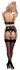 Abierta Fina Lace Lingerie Trio with Rose-Gold Accents, Size S