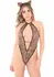 Leopard Kitty Cat Roleplay Set - Adjustable Bodysuit with Ears, Stretch Fabric
