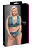 Cottelli Curves Bra Set Teal Lace XL - Decorative Straps & Rings
