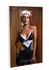 French Maid костюм на френска прислужница, мрежеста рокля с дантелена престилка
