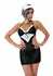 French Maid костюм на френска прислужница, мрежеста рокля с дантелена престилка
