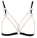 Cottelli LINGERIE Glamour Strappy Set with Removable Chains, Size L