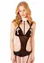 Not so holy! Nun Roleplay Costume Wet-Look Teddy with Garter Straps