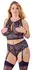 Cottelli Collection Lace Bra Set with Removable Restraints 85D/L