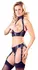 Cottelli Collection Lingerie Set with Bondage Details, Size L, Black