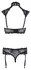 Cottelli Collection Lace Bra Set 85C Adjustable Floral Black