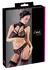Cottelli Collection Bra Set Lace 80B/M Floral Black Adjustable Straps