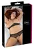 Cottelli Collection Pearl Set Black 2XL - Lace & Pearl Accent Lingerie