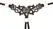 Cottelli Collection Open Cup Bra Set M Minimalistic Embroidery Black