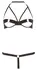 Cottelli Collection Bra Set 85B/L with Metal Details, Black