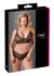 Cottelli Collection Lingerie Set Black Lace 4XL Adjustable Straps