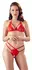 Cottelli Collection Lace Intimate Set Red XL - Decorative Strap Design