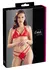 Cottelli Collection Lace Lingerie Set Red S - Halterneck, Strap Details