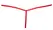 Cottelli Collection Men's Metallic Red Briefs with White Feathers S-L